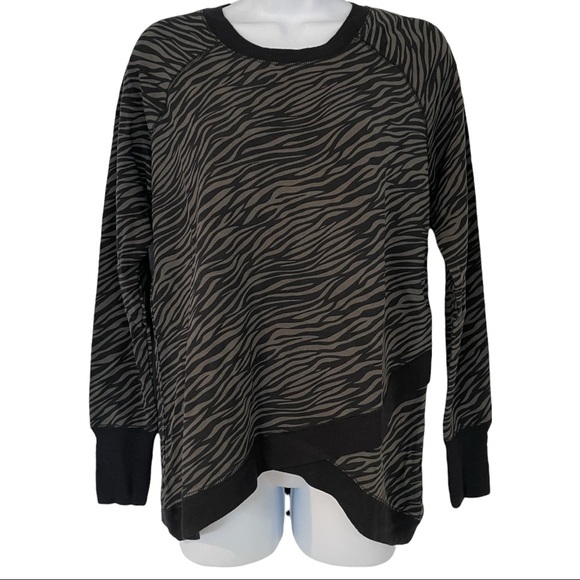 PHILOSOPHY Long Sleeve Cozy Cheetah Print Top - Small - Picture 1 of 3